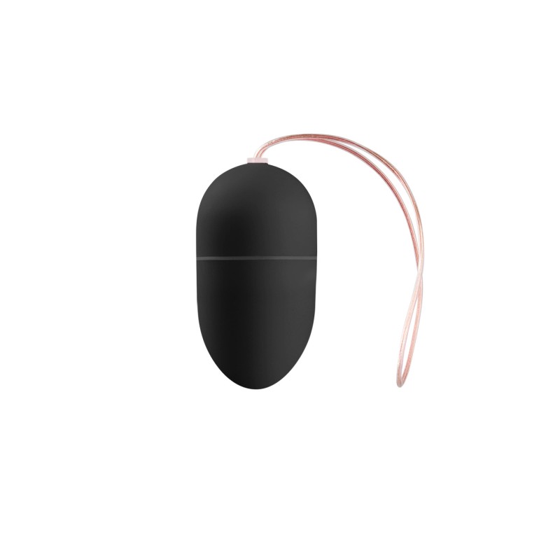 Vibrating Egg, 10 Speeds, Remote Control, Medium, Black