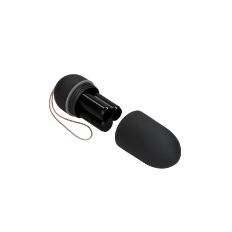 Vibrating Egg, 10 Speeds, Remote Control, large, Black