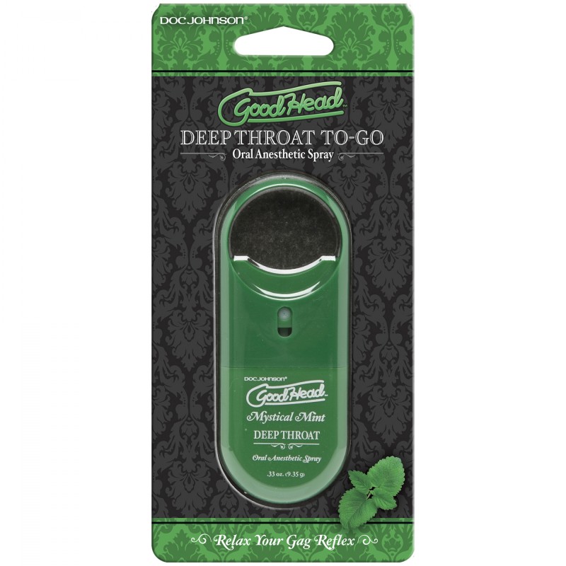 Doc Johnson, Deep, Throat, Spray, Mystical Mint, 9ml