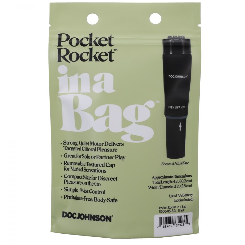 Doc Johnson, Pocket Rocket , Μαύρο