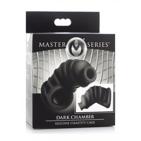 Master Series, Dark Chamber, Silicone, Chastity, Cage