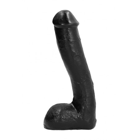 ALL BLACK, Realistic, Dildo, 23cm