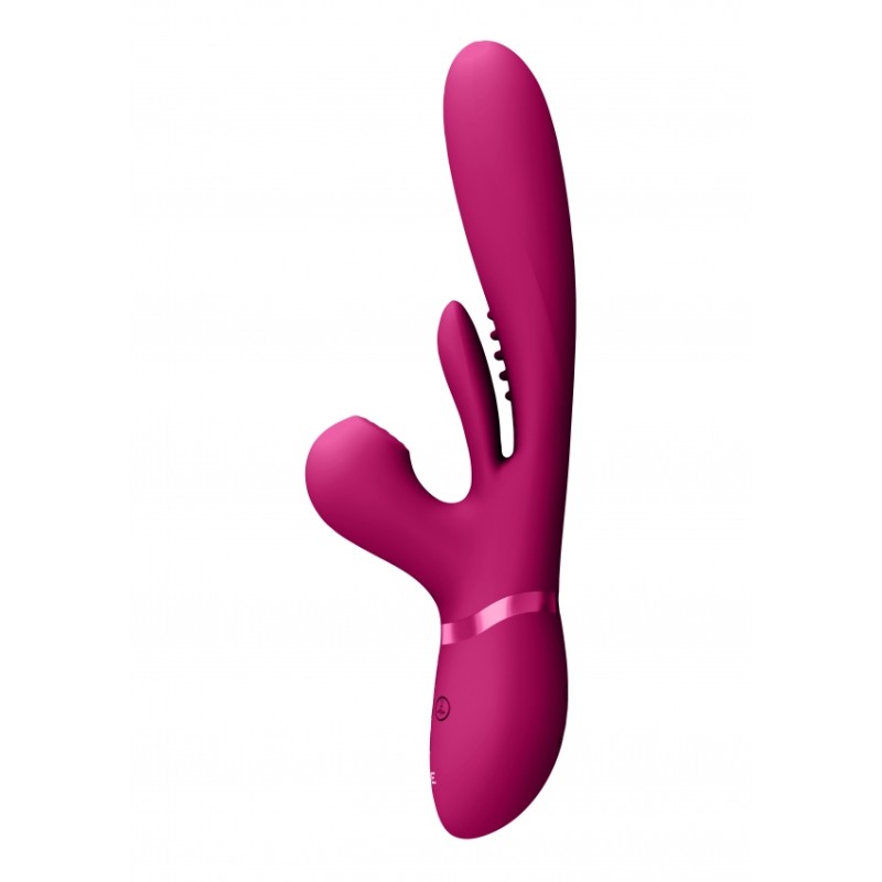 Vive, Kura, Thrusting, G-Spot ,Vibrator, with, Flapping Tongue, and Pulse, Wave, Stimulator