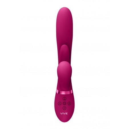 Vive, Kura, Thrusting, G-Spot ,Vibrator, with, Flapping Tongue, and Pulse, Wave, Stimulator