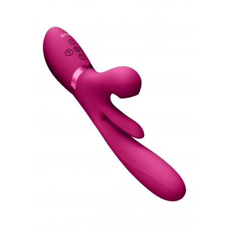 Vive, Kura, Thrusting, G-Spot ,Vibrator, with, Flapping Tongue, and Pulse, Wave, Stimulator