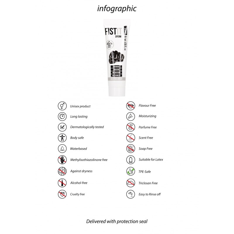 Fist it, Λιπαντικό, Αίσθησης, Σπέρματος, 25 ml