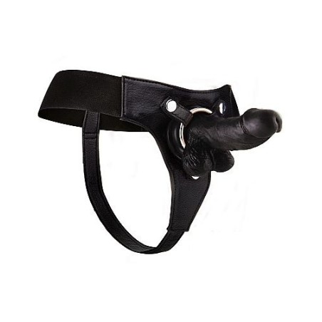 Realistic - 15cm - Strap-On - Black