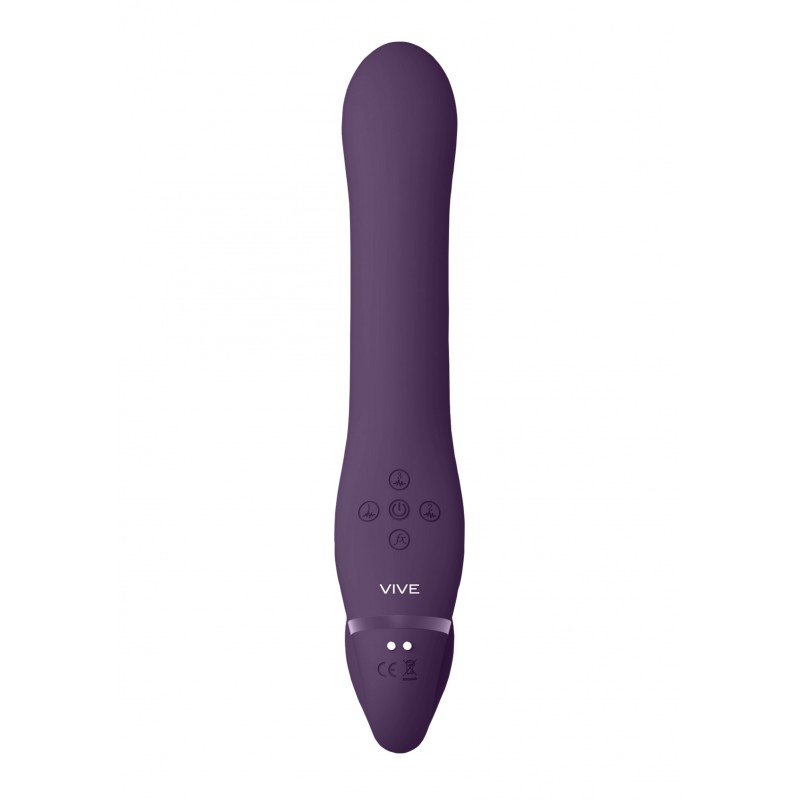 VIVE, Ai, Dual Vibrating, and, Air Wave, Tickler, Strapless Strapon