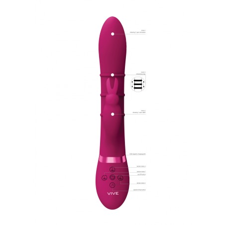 VIVE, Sora, Up & Down, Stimulating, Rings, Vibrating, G-Spot & Rabbit