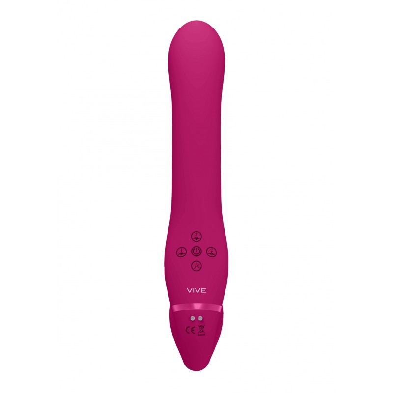 [BULK], VIVE, Ai, Διπλής Δόνησης, με Air Wave, Διεγερτή, Strapless Strapon