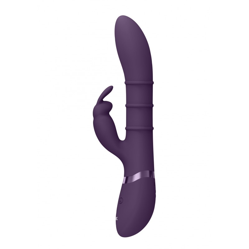 VIVE, Sora, Up & Down, Stimulating, Rings, Vibrating, G-Spot & Rabbit, purple