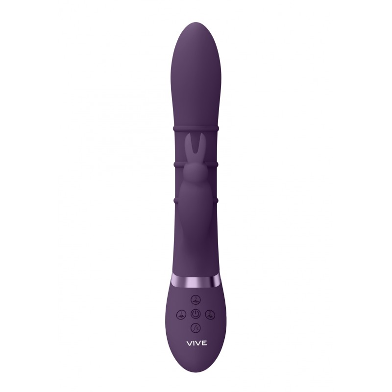 VIVE, Sora, Up & Down, Stimulating, Rings, Vibrating, G-Spot & Rabbit, purple