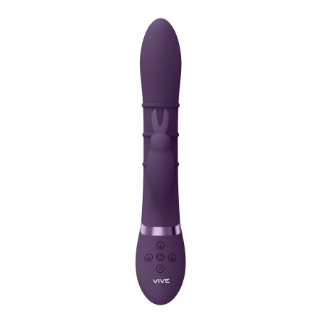 VIVE, Sora, Up & Down, Stimulating, Rings, Vibrating, G-Spot & Rabbit, purple