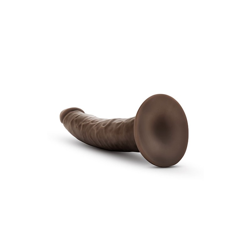 DR. SKIN 7, COCK, SUCTION CUP, CHOCOLATE