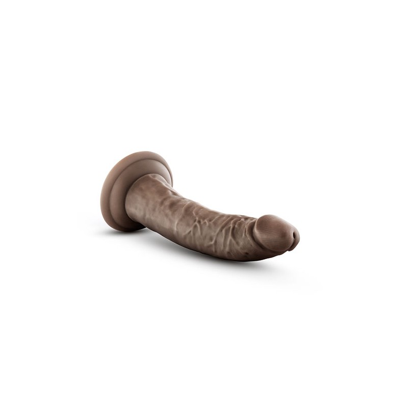 DR. SKIN 7, COCK, SUCTION CUP, CHOCOLATE