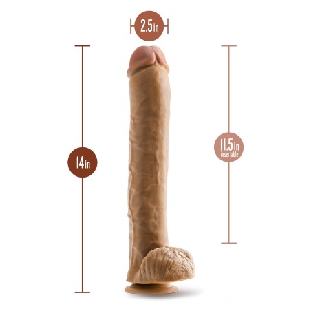 DR. SKIN, DR. MICHAEL, 35cm, Realistic Cock, With Balls, latin