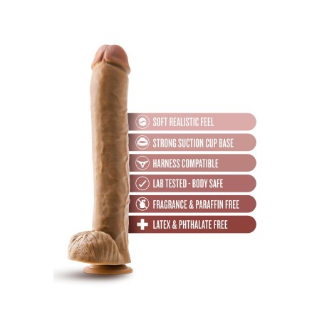 DR. SKIN, DR. MICHAEL, Ρεαλιστικό, Ομοίωμα Πέους, 35cm, latin