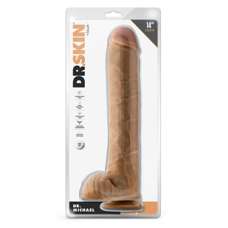 DR. SKIN, DR. MICHAEL, 35cm, Realistic Cock, With Balls, latin