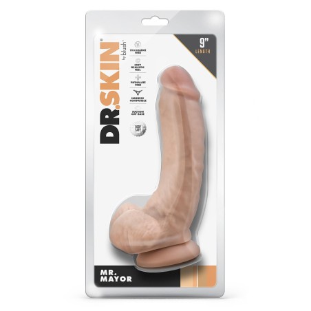 DR. SKIN, MR. MAYOR, Realistic Cock, With Suction Cup, 22cm