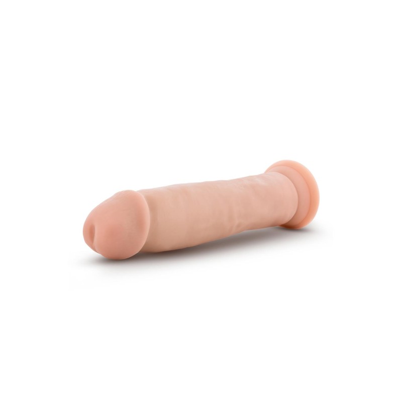 DR. SKIN, PLUS, POSABLE, THICK, DILDO, 23cm, vanilla