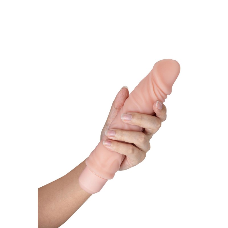 DR. SKIN, Silicone, DR. David, Vibrating, Dildo, 20cm, Beige