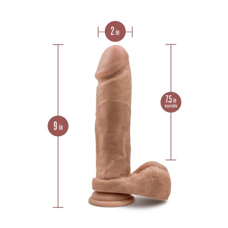 DR. SKIN, Silicone, DR. Julian, Dildo, With, Suction Cup, 23cm, mocha