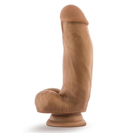 DR. SKIN, SILICONE, DR. SAMUEL, Dildo, With, Suction Cup 17,5cm, Mocha