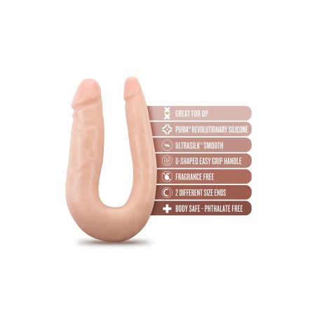 DR. SKIN, SILICONE, DR. DOUBLE, Double Dong, 30cm, Vanilla