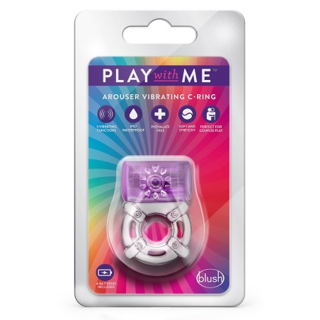 PLAY WITH ME, One Night Stand, Vibrating ,C-Ring, purple