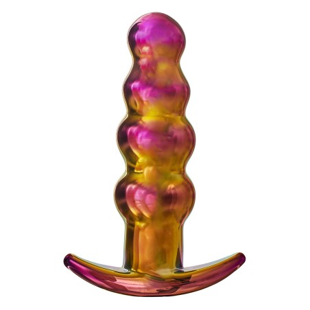 GLAMOUR | Glass Remote Vibrator | Beaded Plug