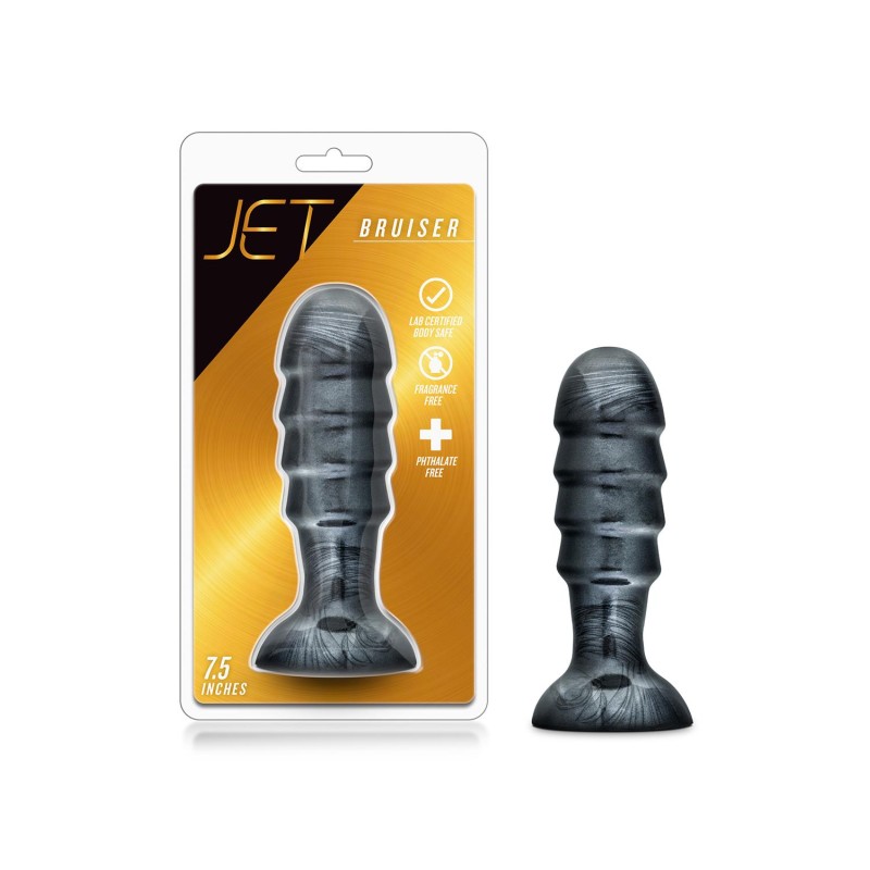JET, BRUISER, Carbon, Metallic, Butt Plug