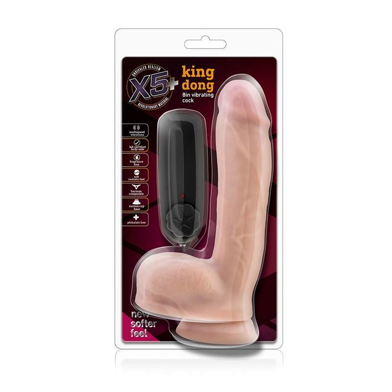X5 Plus, King Dong, Vibrating Cock, 20cm