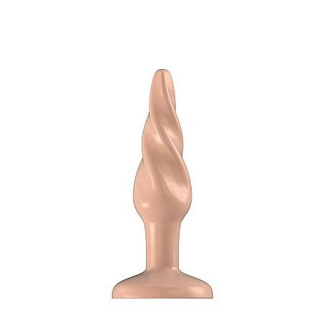 Bottom Line - Buttplug - Rubber - 10cm - Model 5 - Flesh