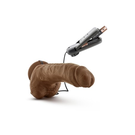 LOVERBOY, THE BOXER, Realistic, Vibrating, Cock, 23cm, Mocha