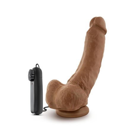 LOVERBOY, THE BOXER, Realistic, Vibrating, Cock, 23cm, Mocha