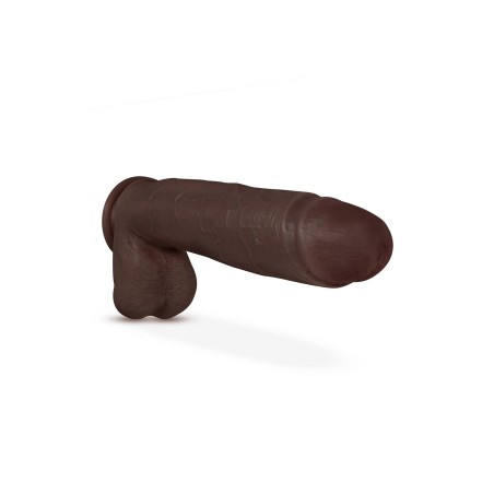 AU NATUREL, HUGE, Ρεαλιστικό, Ομοίωμα Πέους, 25cm, Chocolate