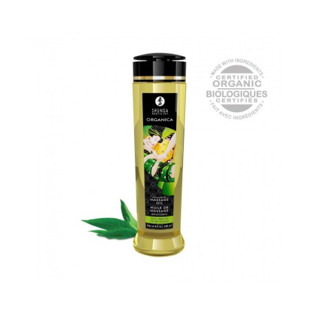 SHUNGA, Natural, Massage Oil, Organica, Green Tea, 240ml