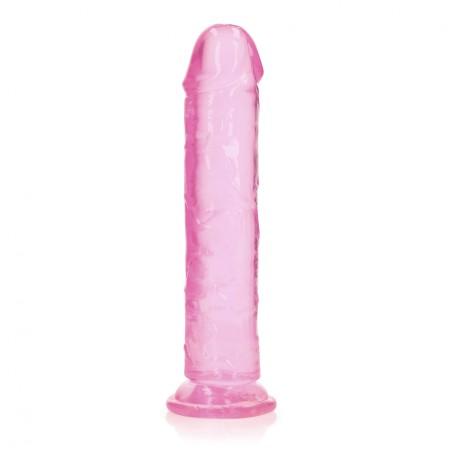 Real Rock, Straight, Realisti,  Dildo, with, Suction Cup, 23cm, pink