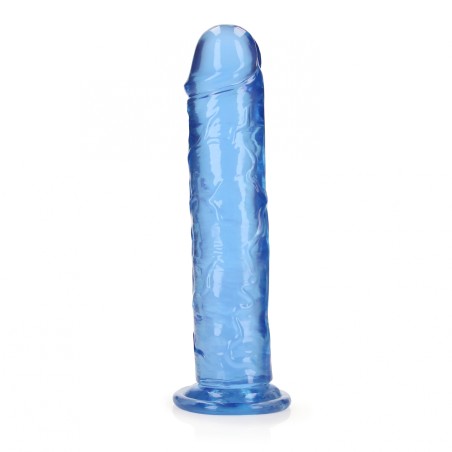 Real Rock, Straight, Realisti,  Dildo, with, Suction Cup, 23cm, blue