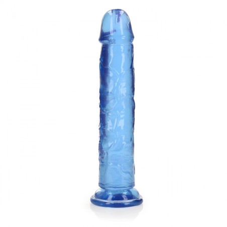 Real Rock, Straight, Realisti,  Dildo, with, Suction Cup, 23cm, blue