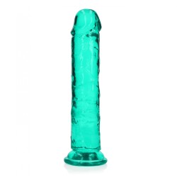 Real Rock, Straight, Realisti,  Dildo, with, Suction Cup, 20cm, Green