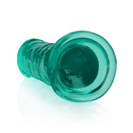 Real Rock, Straight, Realisti,  Dildo, with, Suction Cup, 18cm, Green