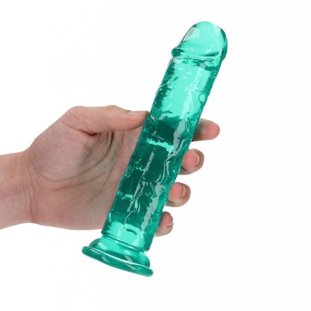 Real Rock, Straight, Realisti,  Dildo, with, Suction Cup, 18cm, Green