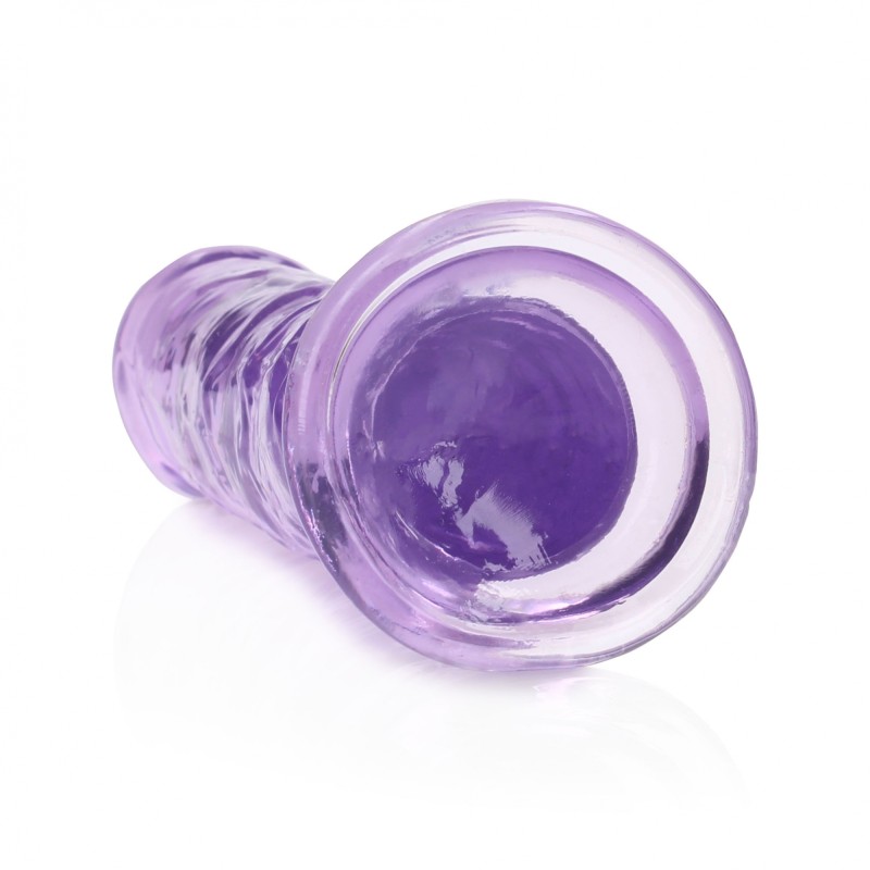 Real Rock, Straight, Realisti,  Dildo, with, Suction Cup, 18cm, purple