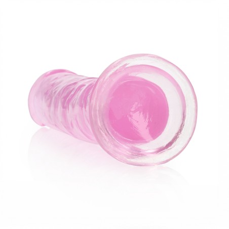 Real Rock, Straight, Realisti,  Dildo, with, Suction Cup, 18cm, pink