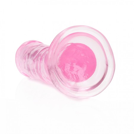 Real Rock, Straight, Realisti,  Dildo, with, Suction Cup, 14,5cm, pink