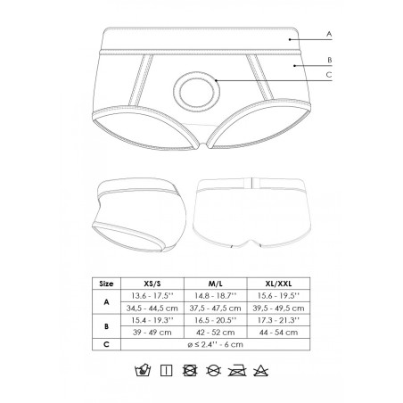 OUCH, Δονούμενο, Strap-on, Brief