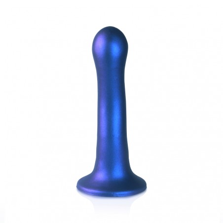 OUCH, Ultra, Soft, Silicone, Curvy, G-Spot, Dildo, 17 cm, blue