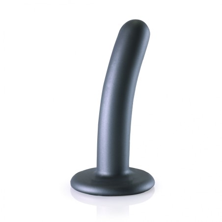 OUCH, Smooth, Silicone, G-Spot, Dildo, 12 cm, Grey