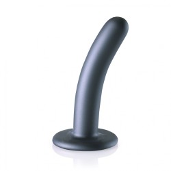 OUCH, Smooth, Silicone, G-Spot, Dildo, 12 cm, Grey